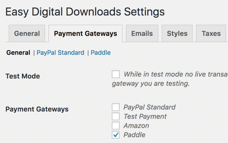 Paddle Payment Gateway for Easy Digital Downloads screenshot 1